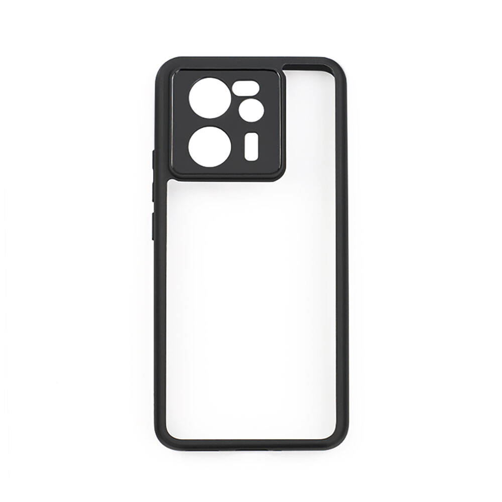 [RNZ-TA96516] Xiaomi Mi 13T Uyumlu Kılıf Kamera Korumalı Şeffaf Arka Yüzey Zore New Roll Kapak
