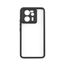 Xiaomi Mi 13T Uyumlu Kılıf Kamera Korumalı Şeffaf Arka Yüzey Zore New Roll Kapak
