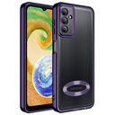 Samsung Galaxy A04S Uyumlu Kılıf Kamera Korumalı Logo Gösteren Zore Omega Kapak