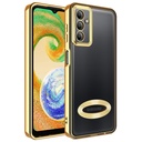 Samsung Galaxy A04S Uyumlu Kılıf Kamera Korumalı Logo Gösteren Zore Omega Kapak