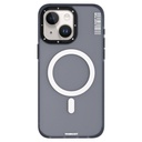 Apple iPhone 15 Plus Uyumlu Kılıf M-safe Şarj Özellikli Youngkit Colored Sand Serisi Kapak