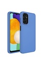 Samsung Galaxy A04S Uyumlu Kılıf Metal Çerçeve ve Buton Tasarımlı Silikon Zore Luna Kapak