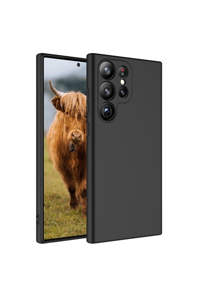 [RNZ-TA84500] Samsung Galaxy S23 Ultra Uyumlu Kılıf Zore Mara Lansman Kapak (Siyah)