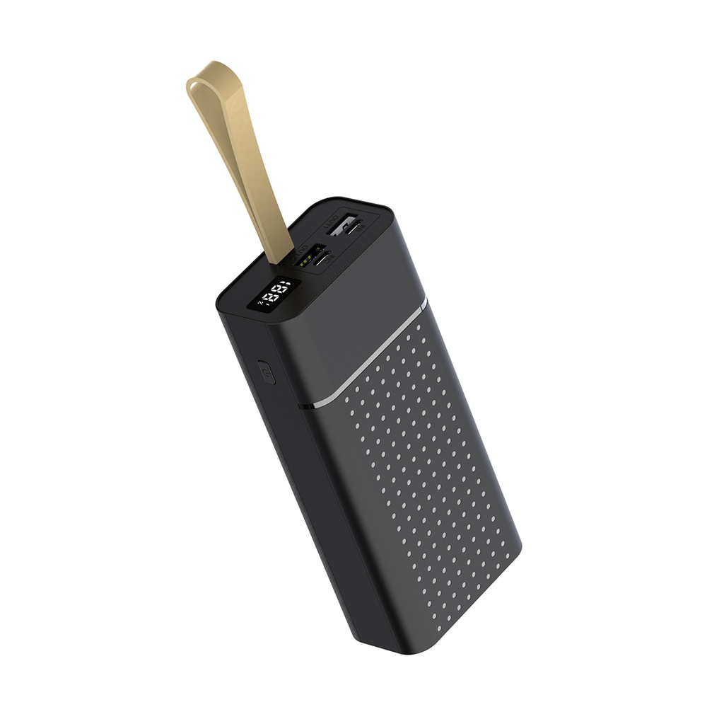 [RNZ-TA84587] Zore B-33 Hızlı Şarj Özellikli Askılı Led Göstergeli Taşınabilir Powerbank 30000mAh