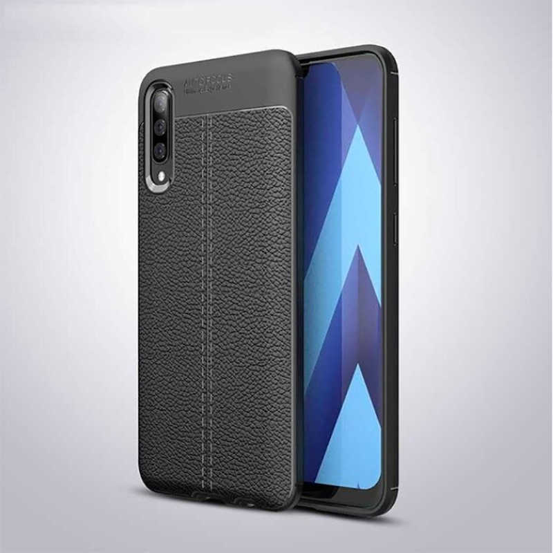 [RNZ-TA30067] Samsung Galaxy A70 Uyumlu Kılıf Zore Niss Silikon Kapak (Siyah)