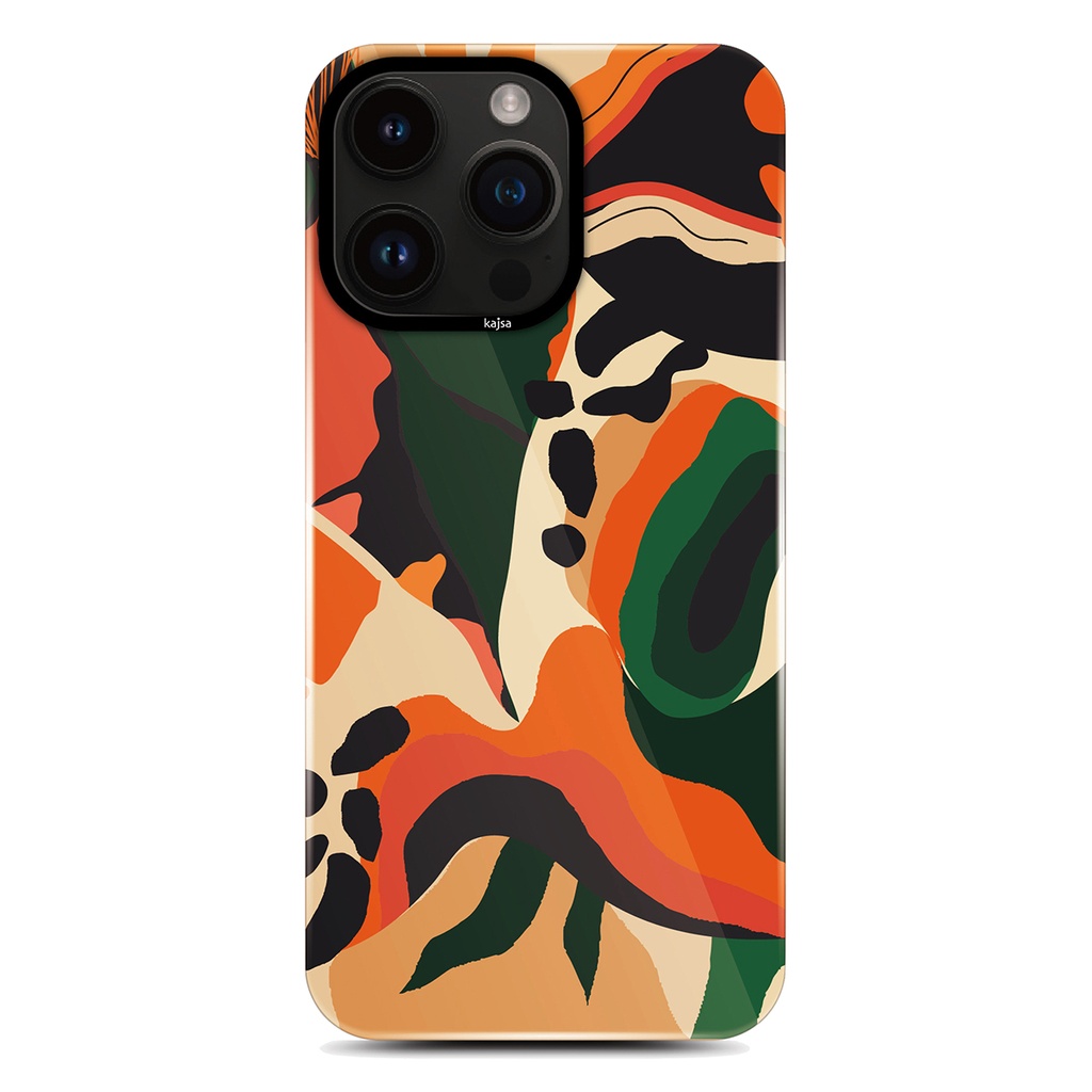 Apple iPhone 14 Pro Uyumlu Kılıf HD Desenli Kajsa Shield Plus Flower Graphic Serisi Kapak