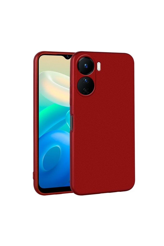 Vivo Y16 Uyumlu Kılıf Zore Premier Silikon Kapak