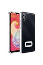 Samsung Galaxy A04E Uyumlu Kılıf Kamera Korumalı Logo Gösteren Zore Omega Kapak