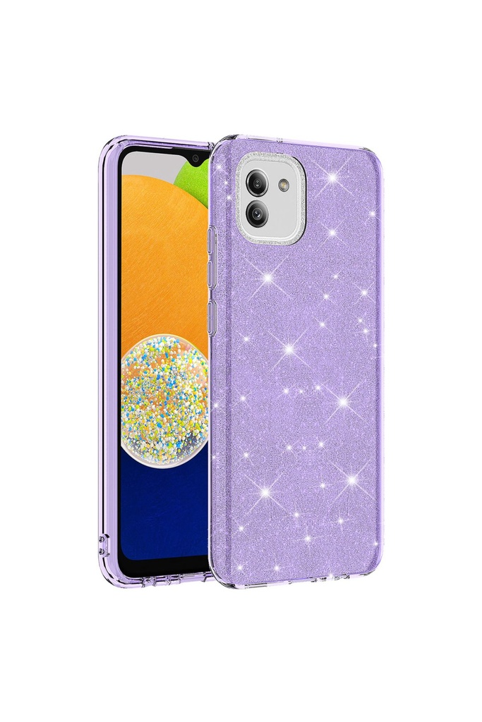 Samsung Galaxy A03 Uyumlu Kılıf Zore Shining Silikon