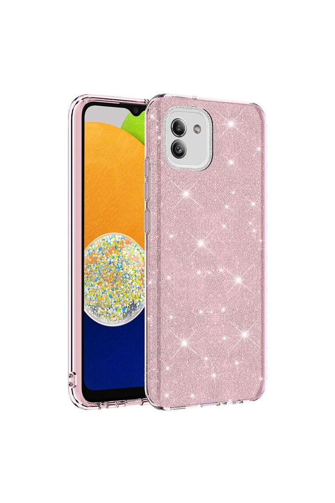 Samsung Galaxy A03 Uyumlu Kılıf Zore Shining Silikon
