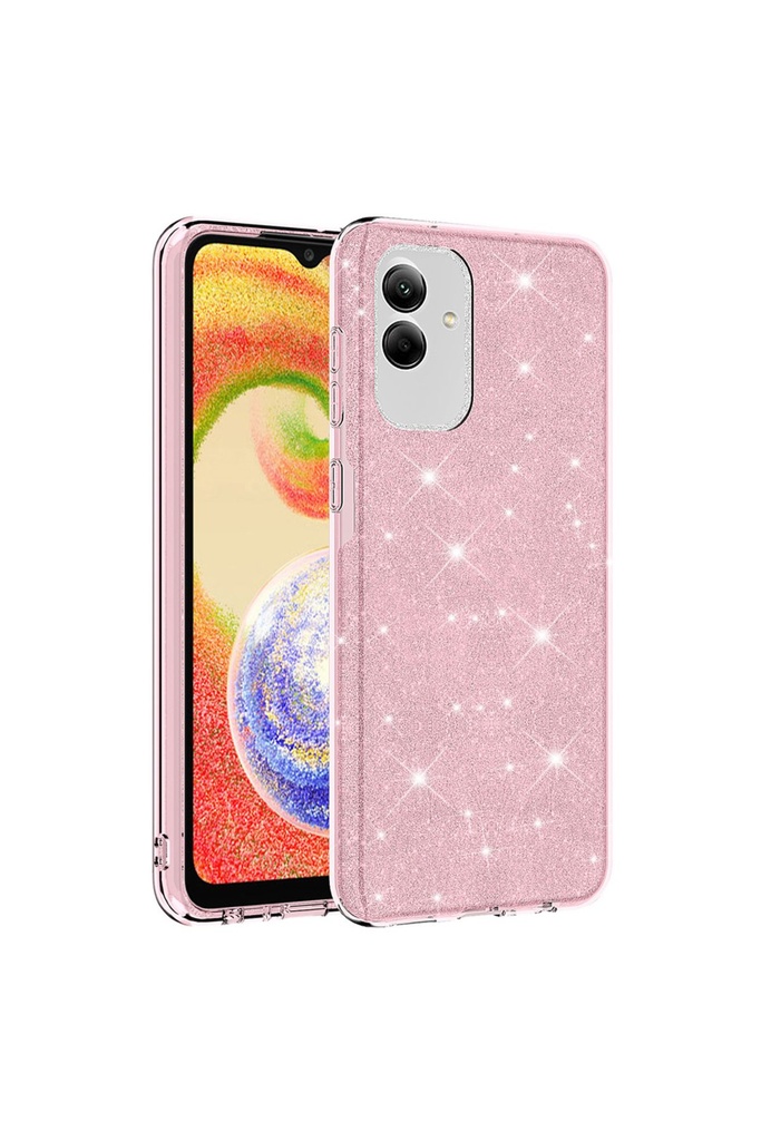Samsung Galaxy A04 Uyumlu Kılıf Zore Shining Silikon