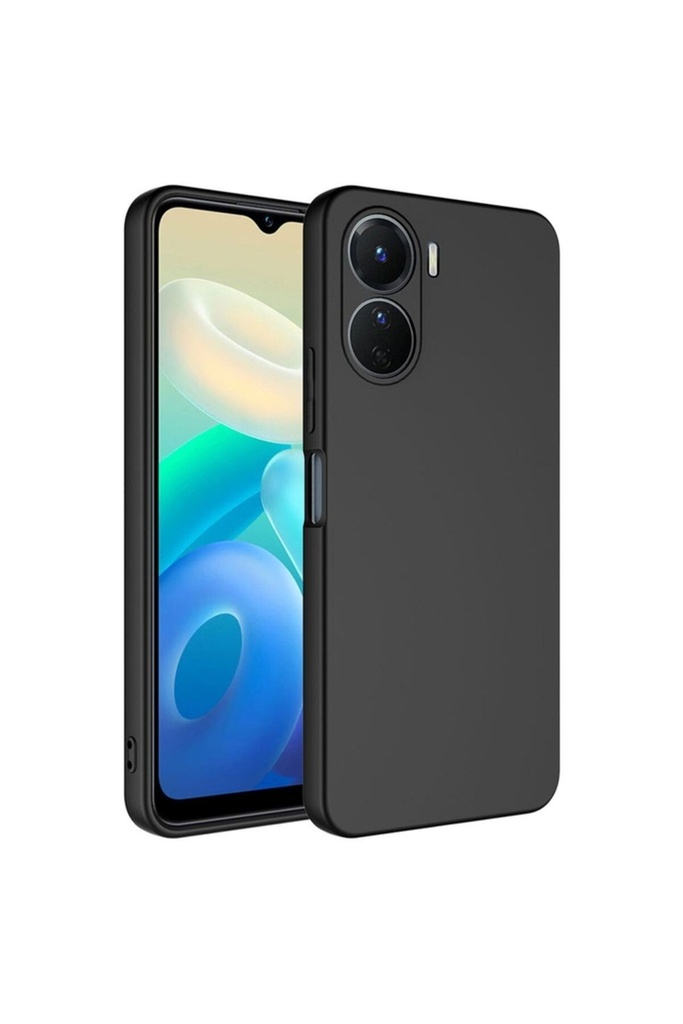 [RNZ-TA84910] Vivo Y16 Uyumlu Kılıf Zore Mara Lansman Kapak (Siyah)