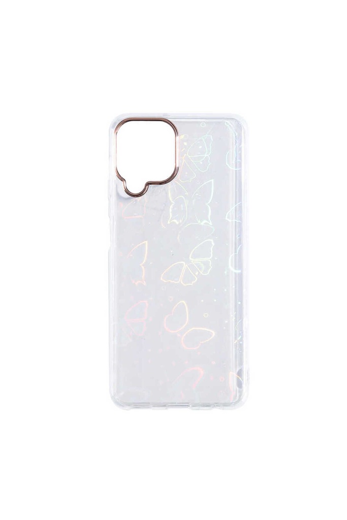 Samsung Galaxy M32 Uyumlu Kılıf Zore Sidney Desenli Sert Kapak