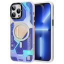 Apple iPhone 13 Pro Max Uyumlu Kılıf M-safe Şarj Özellikli YoungKit Metaverse Serisi Kapak