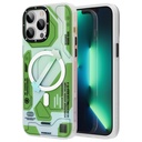 Apple iPhone 13 Pro Max Uyumlu Kılıf M-safe Şarj Özellikli YoungKit Metaverse Serisi Kapak