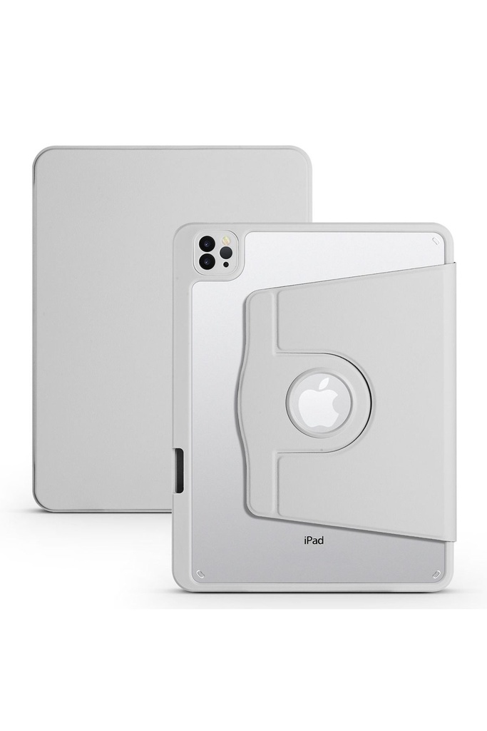 Apple iPad Air 10.9 2020 (4.Nesil) Uyumlu Kılıf Zore Termik Kalem Bölmeli Dönebilen Standlı Kılıf