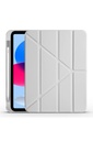 Apple iPad 10.9 2022 (10.Nesil) Uyumlu Kılıf Zore Tri Folding Kalem Bölmeli Standlı Kılıf