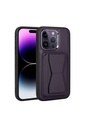 Apple iPhone 14 Pro Uyumlu Kılıf Kartlıklı Standlı ​Pu Deri Zore Memo Kapak