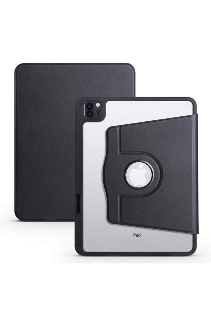 Apple iPad Air 10.9 2022 (5.Nesil) Uyumlu Kılıf Zore Termik Kalem Bölmeli Dönebilen Standlı Kılıf