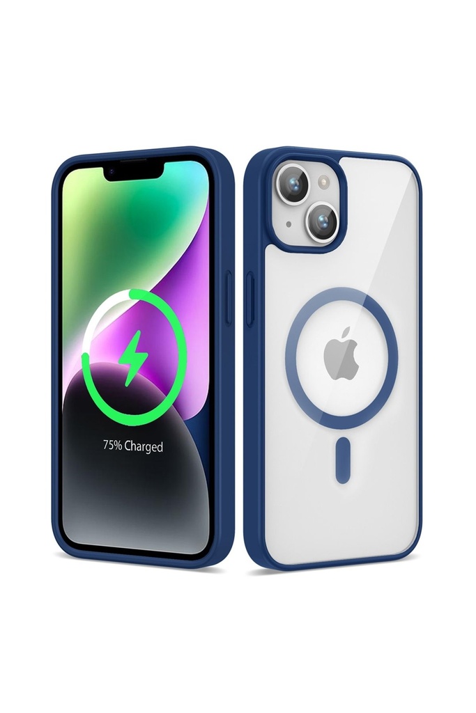 Apple iPhone 14 Uyumlu Kılıf M-safe Wireless Şarj Özellikli Silikon Zore Ege Kapak