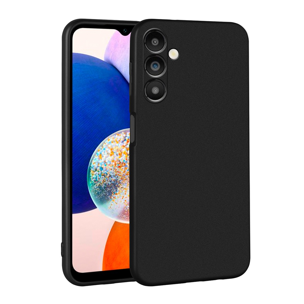 [RNZ-TA85679] Samsung Galaxy A14 Uyumlu Kılıf Zore Premier Silikon Kapak (Siyah)