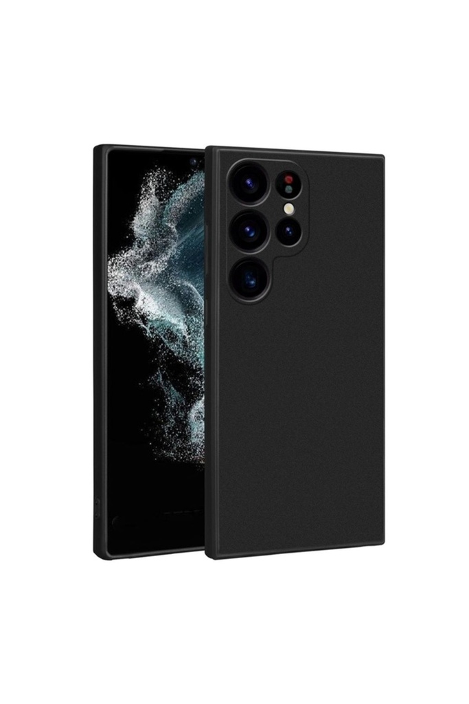 [RNZ-TA85665] Samsung Galaxy S23 Ultra Uyumlu Kılıf Zore Premier Silikon Kapak (Siyah)