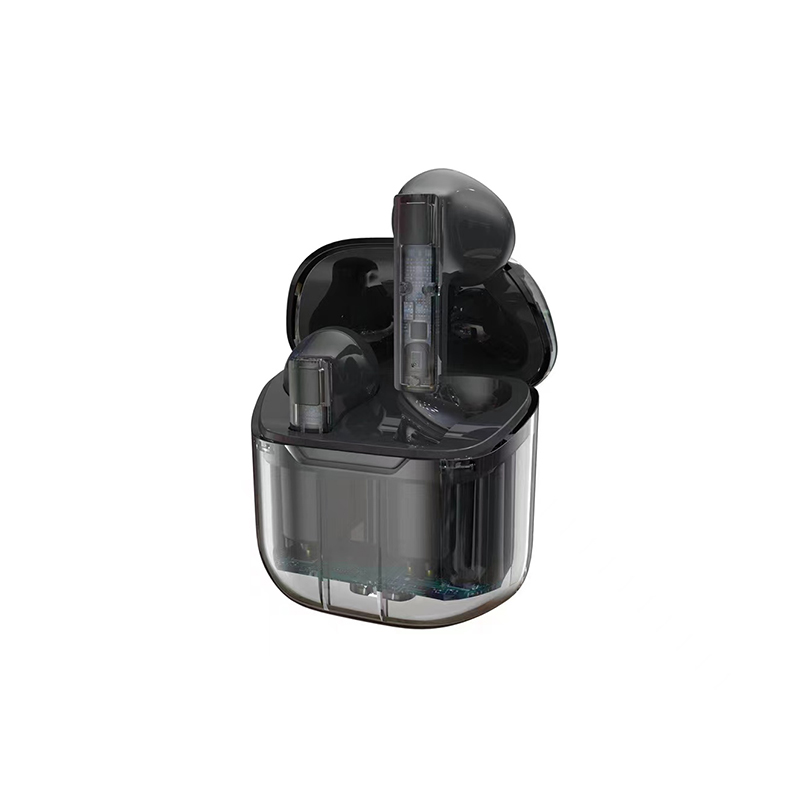 [RNZ-TA85891] Wiwu TWS11 Şeffaf Tasarımlı Ghost Kulak İçi Bluetooth Kulaklık (Siyah)