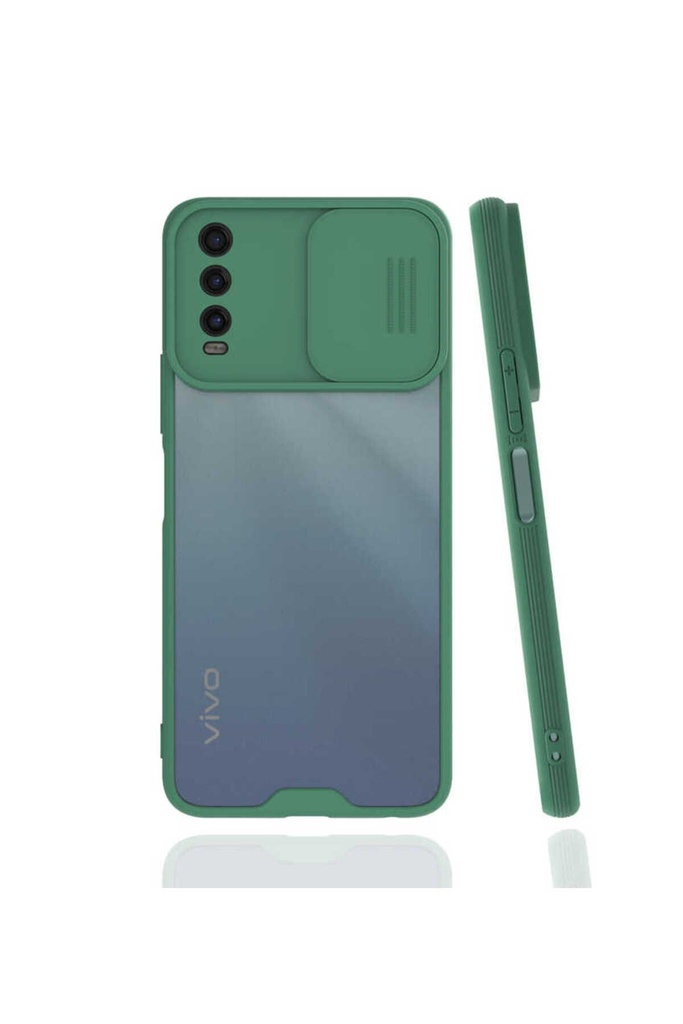 Vivo Y20S Uyumlu Kılıf Zore Lensi Kapak