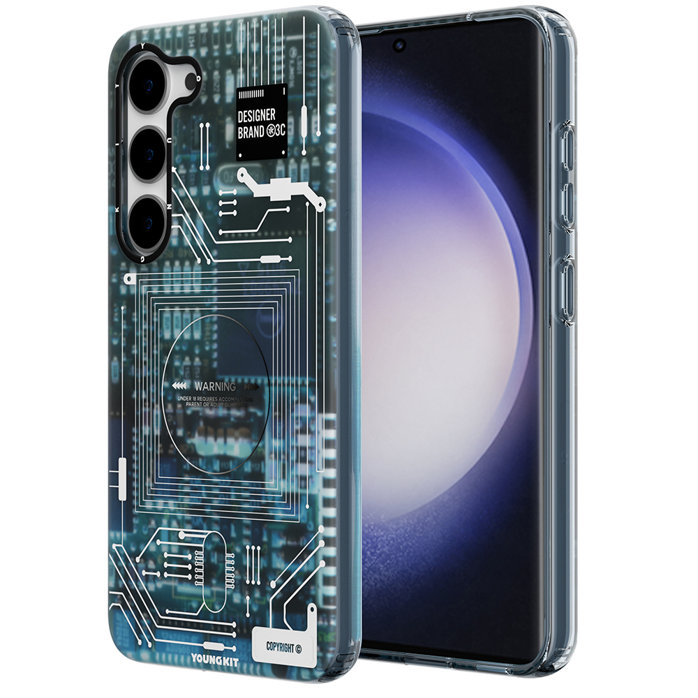 Samsung Galaxy S23 Plus Uyumlu Kılıf YoungKit Technology Serisi Kapak