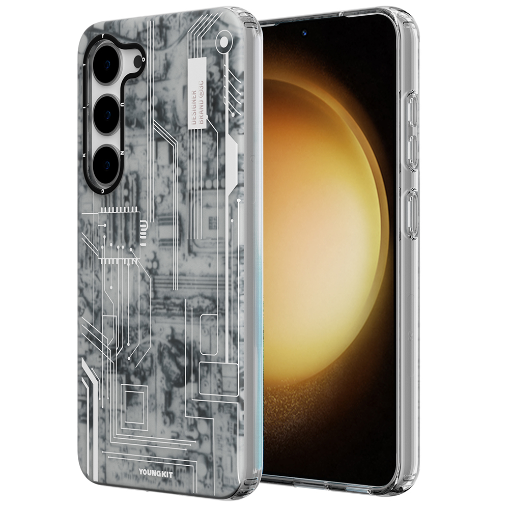 Samsung Galaxy S23 Uyumlu Kılıf YoungKit Technology Serisi Kapak