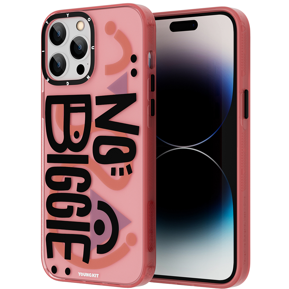 Apple iPhone 14 Pro Max Uyumlu Kılıf Mutlu Mod Figürlü YoungKit Happy Mood Serisi Kapak