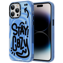 Apple iPhone 14 Pro Max Uyumlu Kılıf Mutlu Mod Figürlü YoungKit Happy Mood Serisi Kapak
