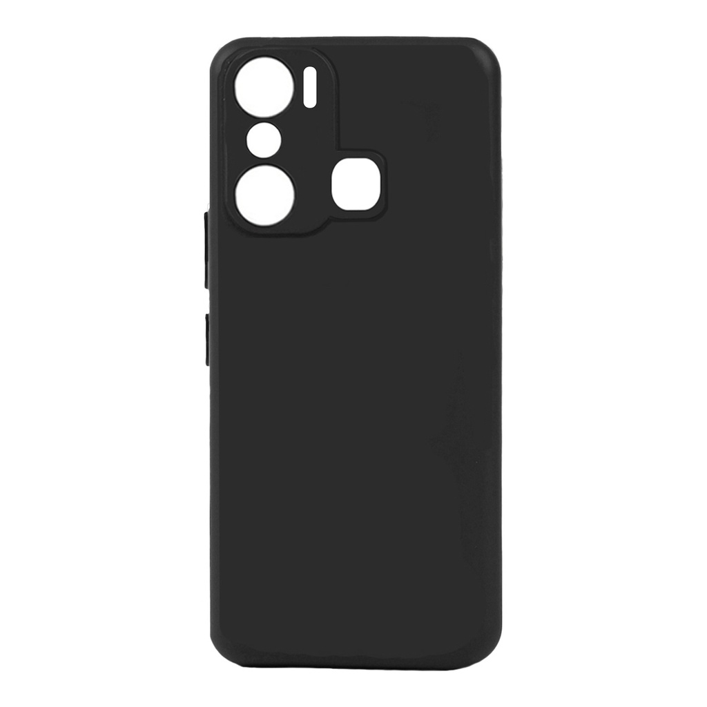 [RNZ-TA86160] Infinix Hot 20i Uyumlu Kılıf Zore Biye Silikon (Siyah)