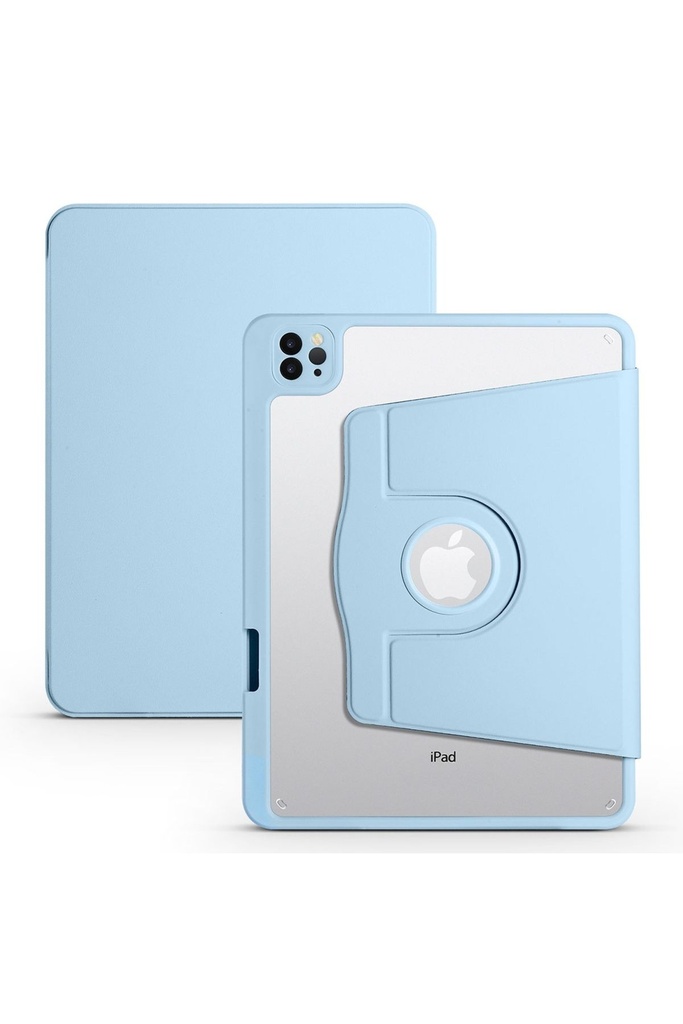 Apple iPad 10.2 (8.Nesil) Uyumlu Kılıf Zore Termik Kalem Bölmeli Dönebilen Standlı Kılıf