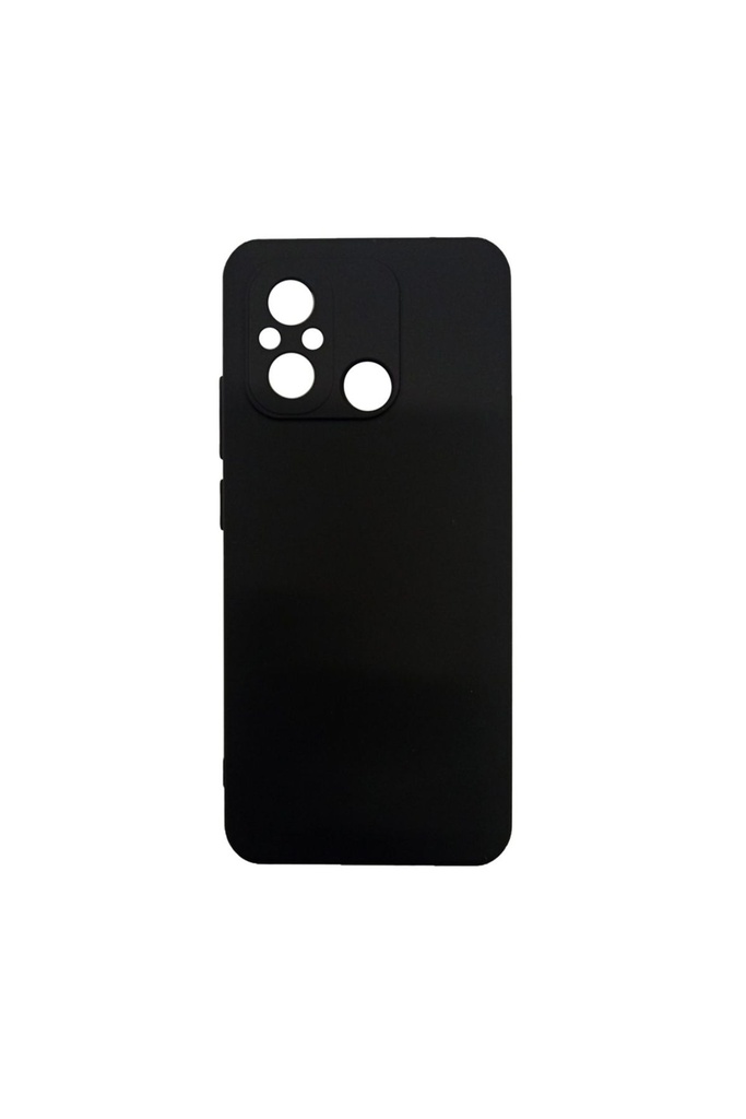 [RNZ-TA86781] Xiaomi Redmi 12C Uyumlu Kılıf Zore Biye Silikon (Siyah)