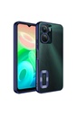 Vivo Y16 Uyumlu Kılıf Kamera Korumalı Logo Gösteren Zore Omega Kapak
