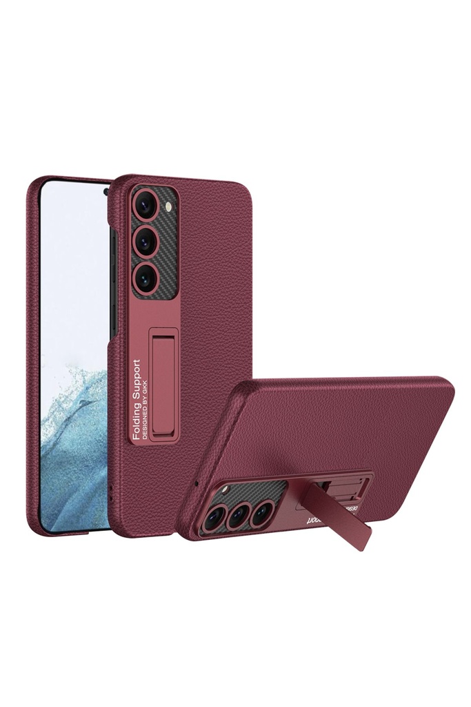 Samsung Galaxy S23 Plus Uyumlu Kılıf Zore Kıpta Standlı Kapak