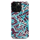 Apple iPhone 14 Pro Max Uyumlu Kılıf HD Desenli Kajsa Shield Plus Grafiti Serisi Kapak