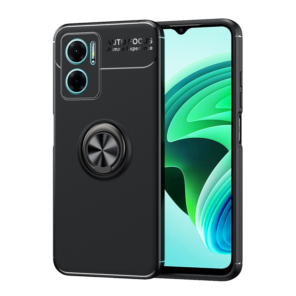 [RNZ-TA86259] Xiaomi Redmi Note 11E Uyumlu Kılıf Zore Ravel Silikon Kapak (Siyah)