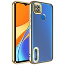Xiaomi Redmi 10A Uyumlu Kılıf Kamera Korumalı Logo Gösteren Zore Omega Kapak