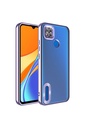 Xiaomi Redmi 10A Uyumlu Kılıf Kamera Korumalı Logo Gösteren Zore Omega Kapak