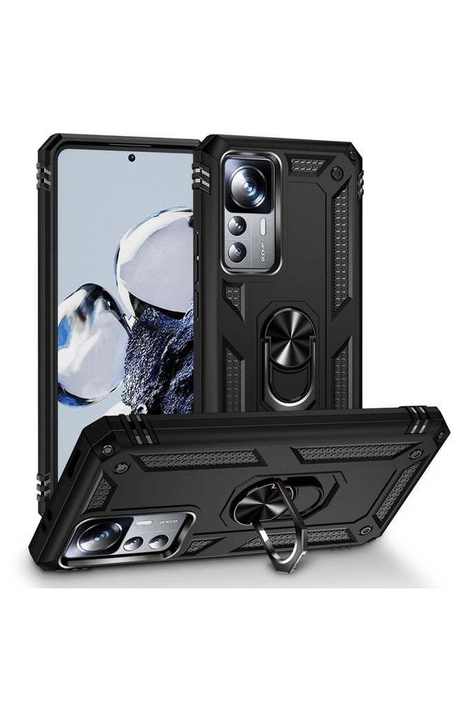 [RNZ-TA86608] Xiaomi Mi 12T Pro Uyumlu Kılıf Zore Vega Kapak (Siyah)
