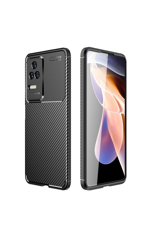 [RNZ-TA86723] Xiaomi Poco F4 Uyumlu Kılıf Zore Negro Silikon Kapak (Siyah)