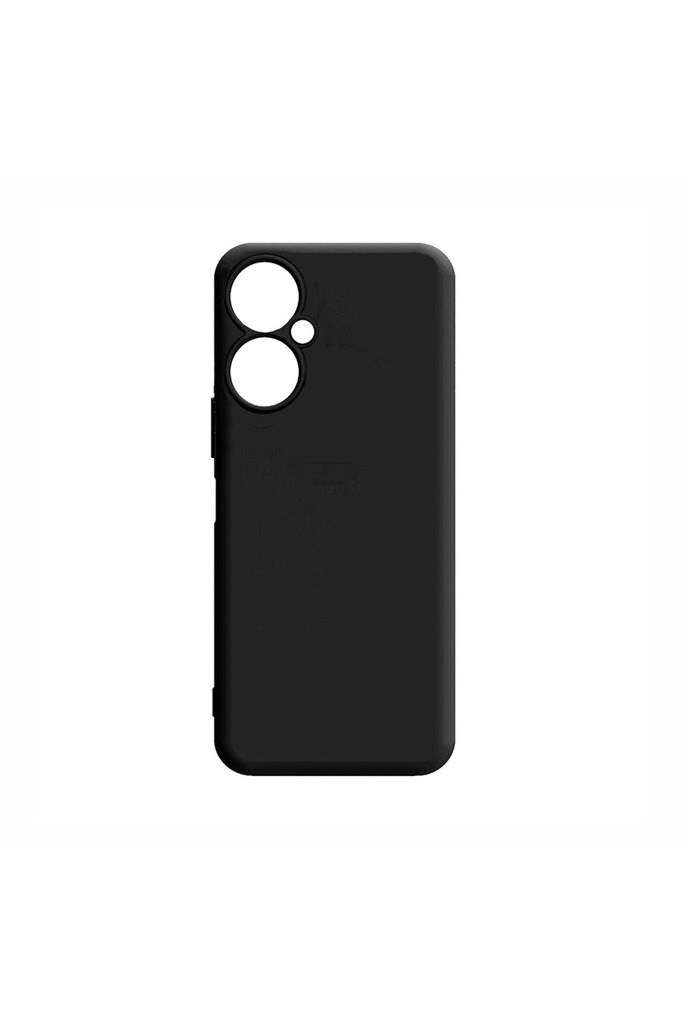 [RNZ-TA87090] Tecno Camon 19 Pro Uyumlu Kılıf Zore Biye Silikon (Siyah)