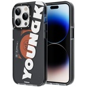 Apple iPhone 14 Pro Uyumlu Kılıf M-safe Şarj Özellikli Youngkit Binfen Serisi Yazı Temalı Kapak