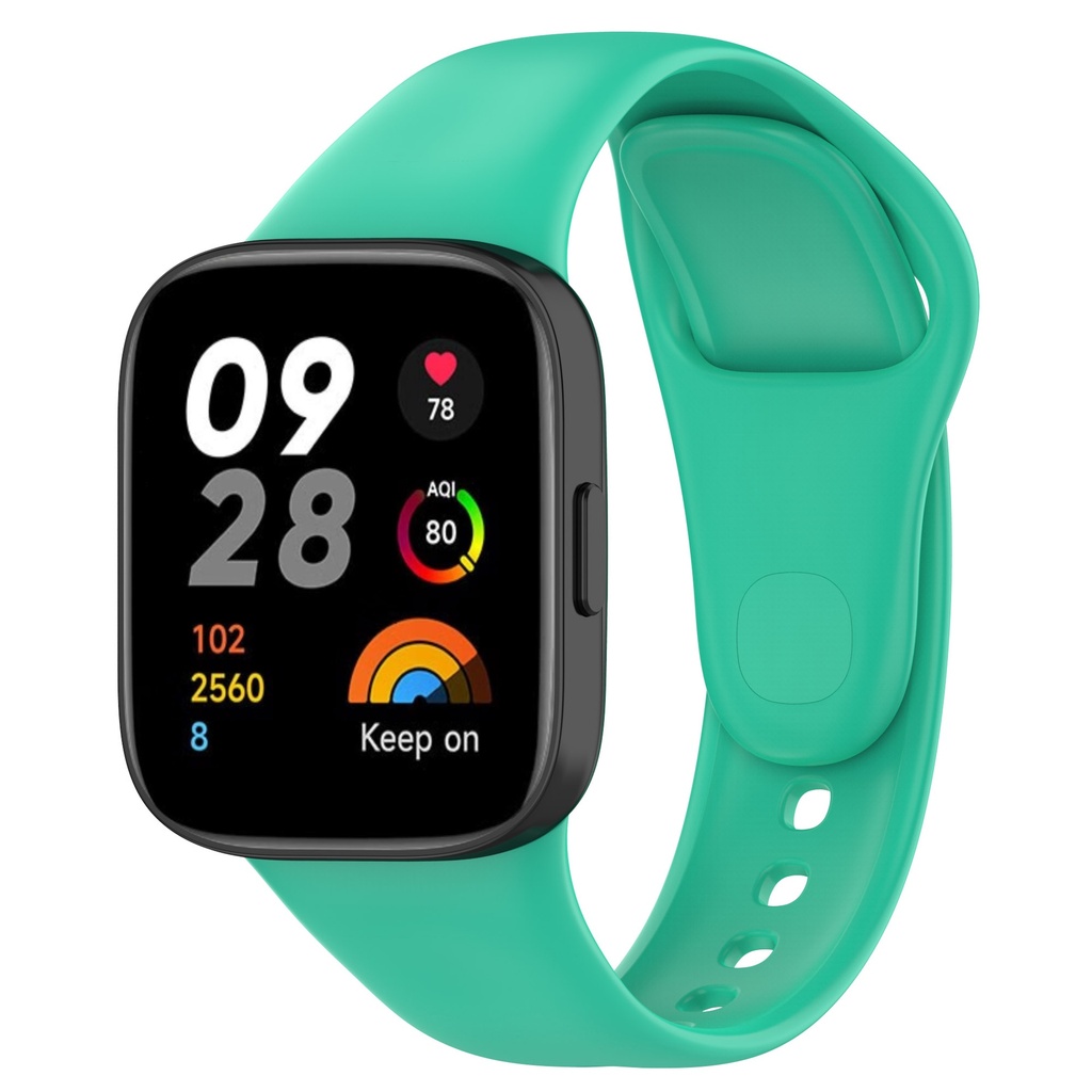 Xiaomi Redmi Watch 3 Uyumlu Kordon Silikon Spor Görünümlü Yumuşak Zore KRD-81 Kayış