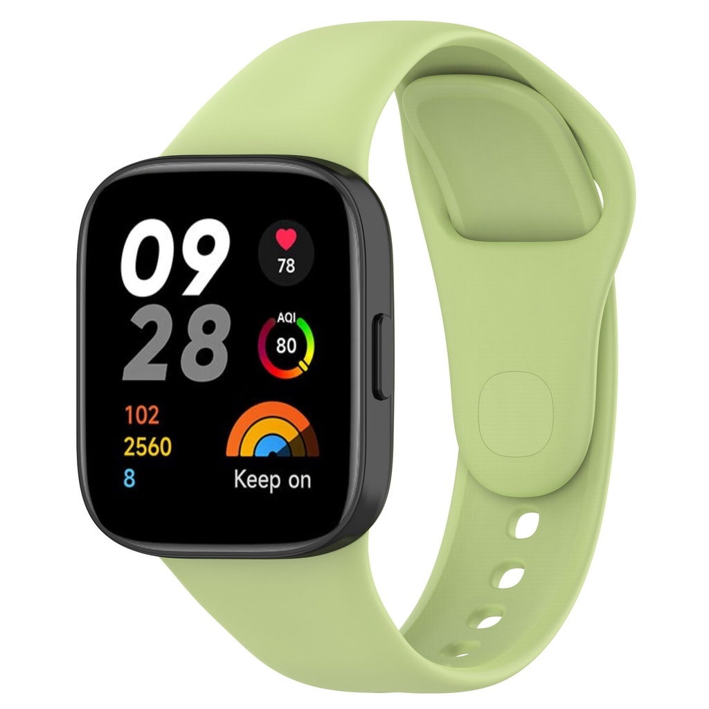 Xiaomi Redmi Watch 3 Uyumlu Kordon Silikon Spor Görünümlü Yumuşak Zore KRD-81 Kayış