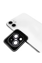 Apple iPhone 12 Uyumlu Zore CL-11 Safir Parmak İzi Bırakmayan Anti-Reflective Kamera Lens Koruyucu