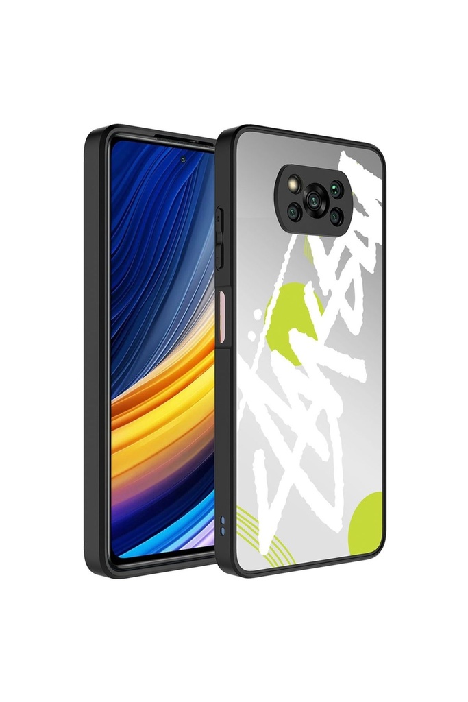 Xiaomi Poco X3 Uyumlu Kılıf Aynalı Desenli Kamera Korumalı Parlak Zore Mirror Kapak