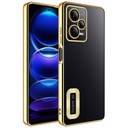 Xiaomi Redmi Note 12 Pro 5G Uyumlu Kılıf Kamera Korumalı Logo Gösteren Zore Omega Kapak